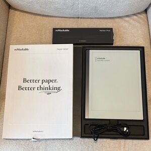 reMarkable - 2 - 10.3” Paper Tablet with Marker Plus - Black